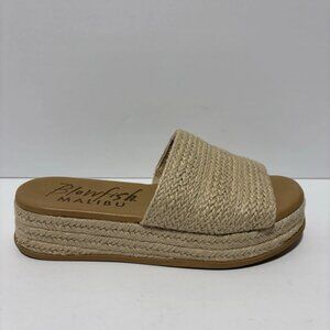 Blowfish Malibu Women’s Marshlo Rope Espadrille Sandals Beige, Size 7 M
